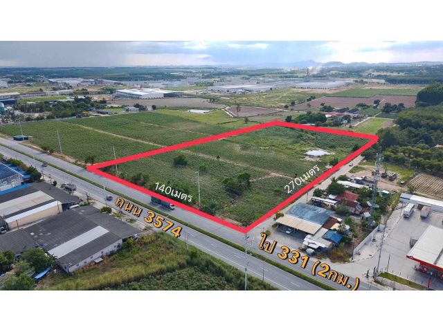 ขายที่ดินศรีราชา ชลบุรี 23-3-2 ไร่ สีม่วงลาย ใกล้นิคมWHA2 และนิคมปิ่นทอง5 เหมาะสำหรับทำ โรงงาน โกดัง คลังสินค้า บ้านจัดส