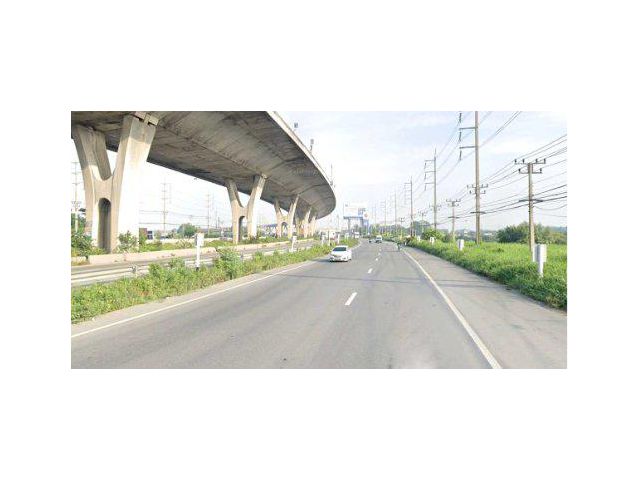 ขายที่ดิน 5 ไร่ ติดถนนบางนา-ตราด กม.49 ต.บางปะกง อ.บางปะกง จ.ฉะเชิงเทรา