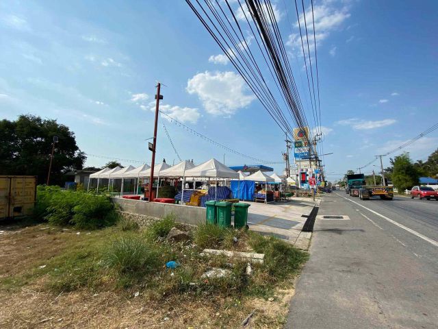 ขายที่ดินทุ่งสุขลาทำเลดี 1 ไร่ ติดถนนเก้ากิโล ใกล้ท่าเรือแหลมฉบัง-4กม. อ.ศรีราชา ชลบุรี