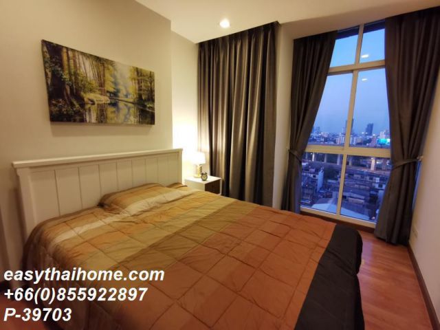 P-39703 วิวเมืองสวย! 1 ห้องนอน The Coast Bangkok ใกล้ MRT อโศก 13,000 บาท Line Id @easythaihome 085-592-2897
