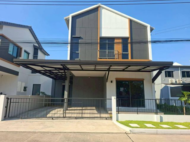 ให้เช่าบ้านแฝด 2 ชั้น หมู่บ้านอณาสิริ บางนา บ้านหน้าสวน ติดสโมสร เฟอร์นิเจอร์ครบ พร้อมอยู่ (N.1979)