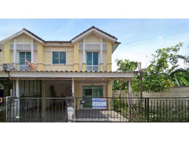 ขายทาวน์เฮ้าส์มือสองนนทบุรี โครงการ พฤกษาวิลล์ 54 พระราม 5-นครอินทร์ (Pruksa Ville 54 Rama5) หลังมุม