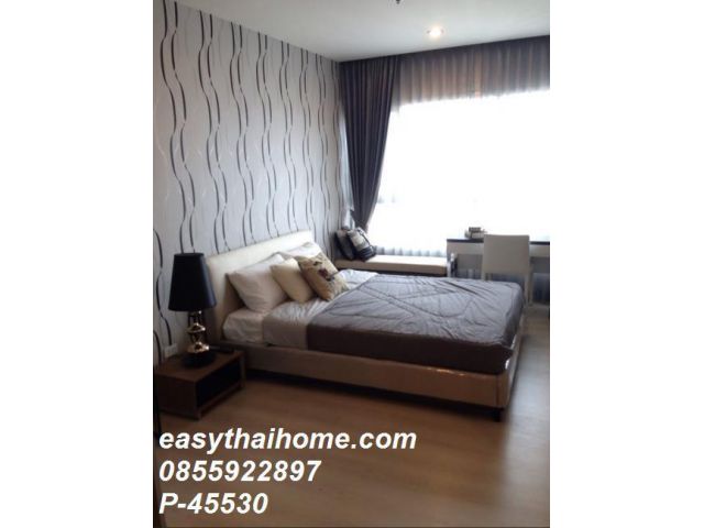 P-45530 วิวเมืองสวย! Life Ratchadapisek 1 ห้องนอน พร้อมเฟอร์ฯครบครัน ใกล้ MRT Line Id: @easythaihome 085-592-2897