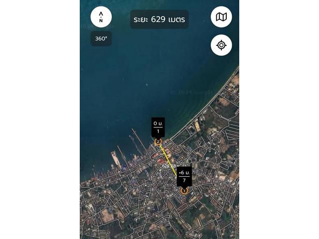 ขายที่ดินฝั่งทะเลขนาดที่ดิน ตำบลบางเสร่ อำเภอสัตหีบ  จังหวัดชลบุร