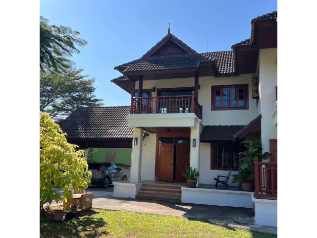 ขายบ้านเดี่ยว 2 ชั้น บ้านกอสะเลียม พร้อมเข้าอยู่ บรรยากาศร่มรื่น ทำเลดี สันกำแพง เชียงใหม่