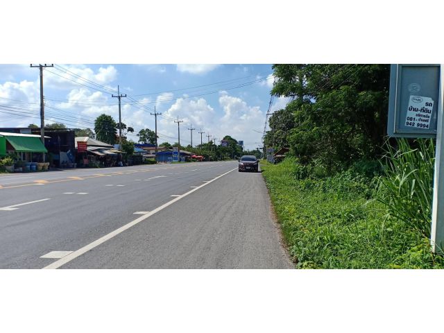 ขายที่ดิน 5 ไร่ ติดถนนสี่เลนส์ ใกล้สามแยกแก่งคอย ถนนบ้านนา-แก่งคอย อ.บ้านนา จ.นครนายก