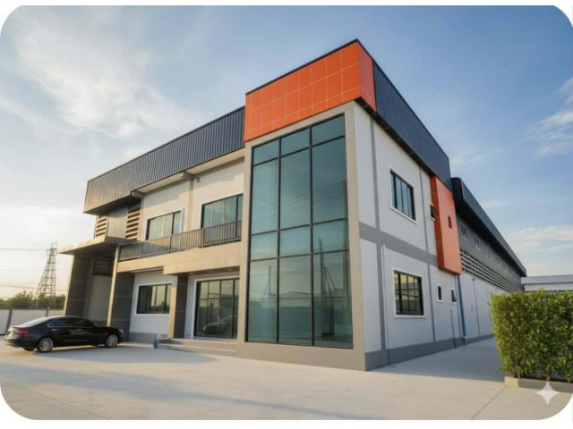 ขายที่ดินและโรงงาน