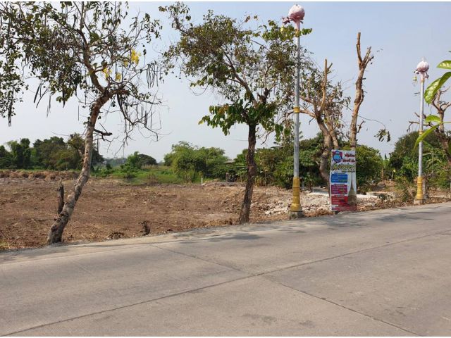 ขายที่ดิน 7 ไร่ ใกล้แม่น้ำเจ้าพระยา ถ.ติวานนต์ ต.บางกะดี อ.เมือง จ.ปทุมธานี