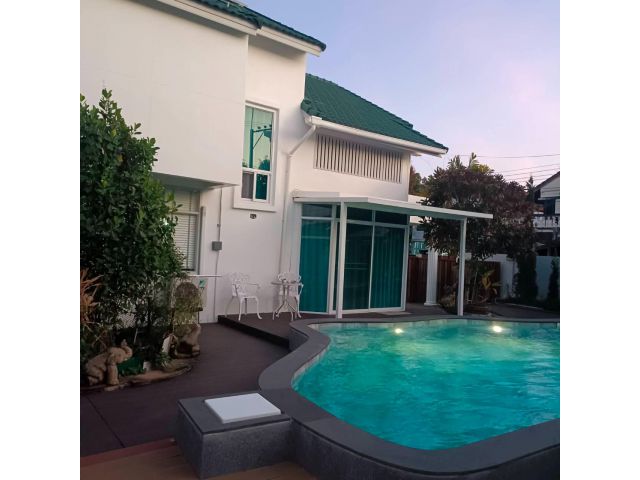 ขายพูลวิลล่า บ้านนันทิมา ต.สันผักหวาน