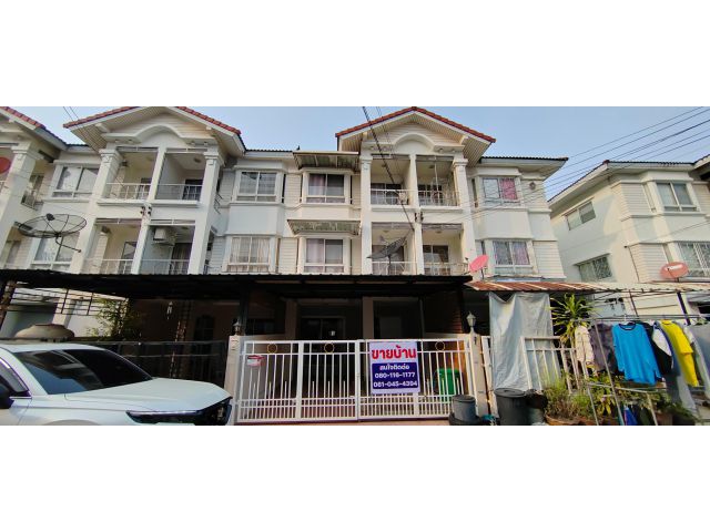 ขาย] ทาวน์โฮม 3 ชั้น ทำเลทองนวลจันทร์-นวมินทร์ ทะลุออกได้ทุกทาง!