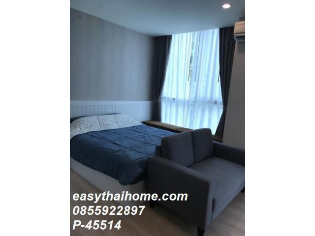 P-45514 วิวเมืองสวย! โนเบิล รีวอลฟ์ รัชดา 2 ห้องนอน ใกล้ MRT ศูนย์วัฒนธรรม 25,000 บาท