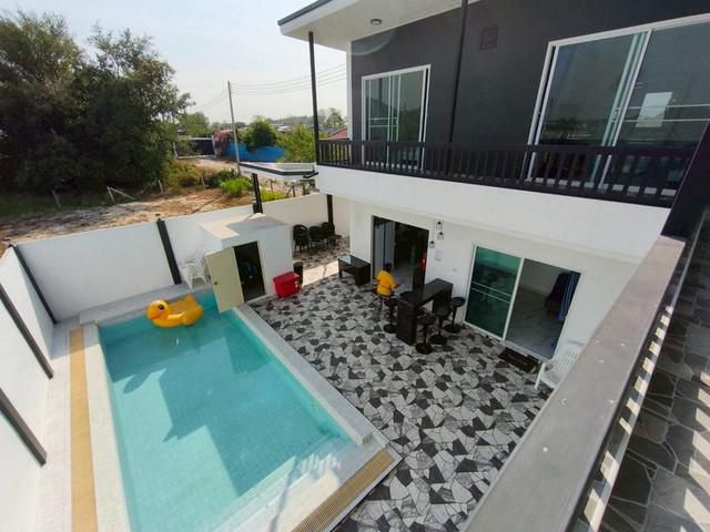 ขายให้เช่าและผ่อนตรงบ้านพูลวิลล่า 2 ชั้น ห้วยใหญ่ บางละมุง ชลบุรี