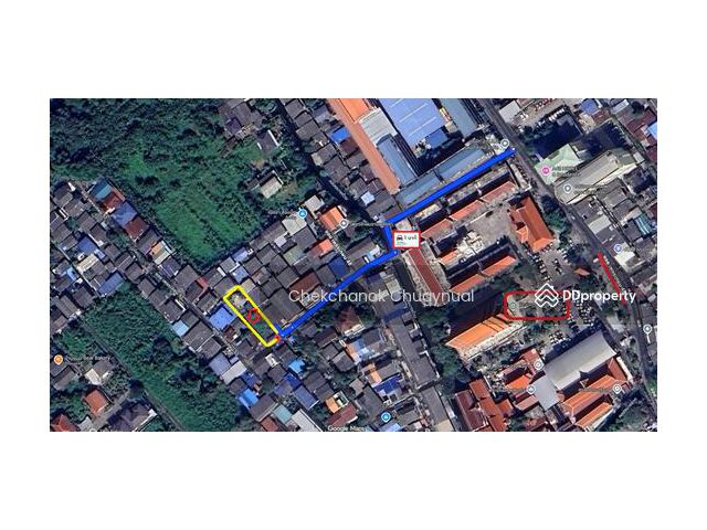 ขายที่ดินเปล่า เพชรเกษม 48 หลังวัดจันทร์ 125 ตารางวา รถเก๋งเข้าไม่ได้ ขายเพียง 1.4 ล้าน รวมโอน