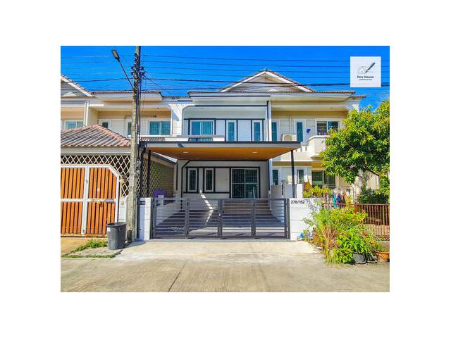 ขาย ทาวน์เฮ้าส์ 2ชั้น 4ห้องนอน มีห้องนอนชั้นล่าง มบ.บดินทร2 ถ.เลียบคลองสอง ซาฟารีเวิลด์ รีโนเวทใหม่ พร้อมอยู่