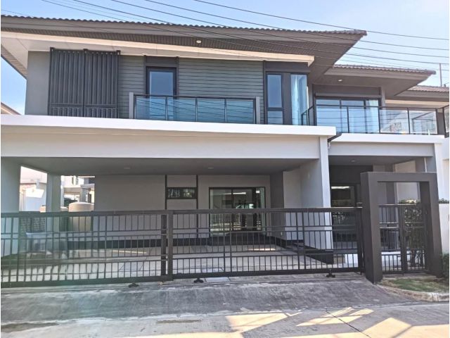 ขายบ้านเดี่ยว 2 ชั้น เศรษฐสิริ วงแหวน–ลำลูกกา หลังมุมใหญ่สุด พื้นที่ใหญ่ ฟังก์ชันครบ