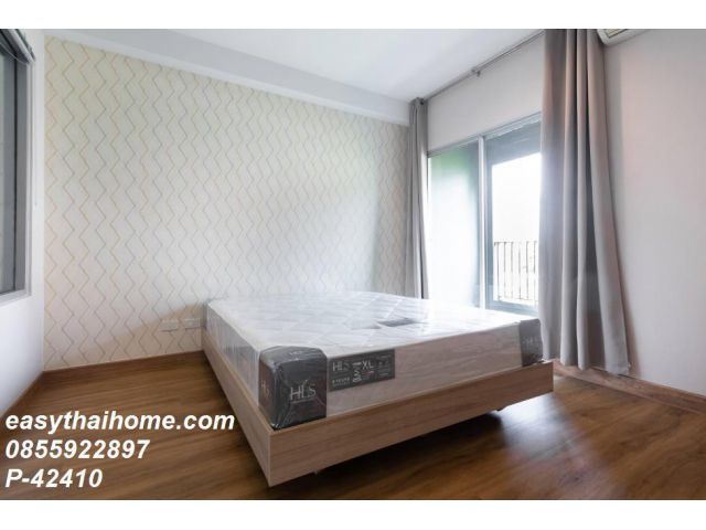 P-42410 วิวสระว่ายน้ำ! The Seed Musee 1 นอน ใกล้ MRT ศูนย์วัฒนธรรม 25,000 บาท Line Id: @easythaihome 085-592-2897