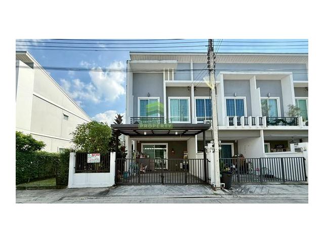 ขายทาวน์โฮม 2 ชั้น หมู่บ้านโมดิวิลล่า รังสิต2 Modi Villa Rangsit2 เนื้อที่ 25.40 ตร.ว แปลงริม แต่งสวย พร้อมอยู่ เดินทางส