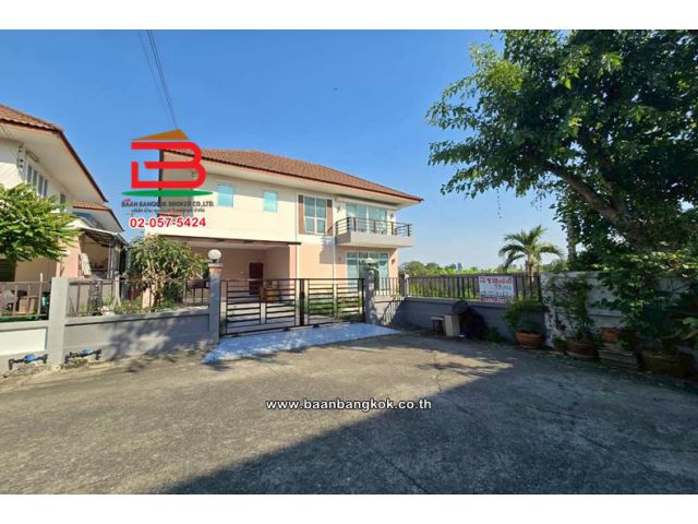 บ้านเดี่ยว เกษมสุข ลำลูกกา คลอง 7 (ใกล้ตลาดชัชวาล) เนื้อที่ 79.3 ตรว. ตำบลบึงคำสร้อย อำเภอลำลูกกา จังหวัดปทุมธานี