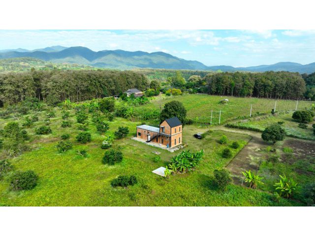 ขายบ้านพักตากอากาศพร้อมที่ดิน อ.แม่แตง ต.อินทขิล จ.เชียงใหม่ เนื้อที่ 5 ไร่ 2 งาน 33.2 ตรว.
