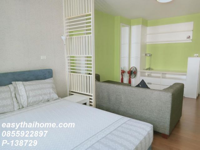 P-138729 สตูดิโอวิวเมือง! คอนโด วัน ลาดพร้าว 18 ใกล้ MRT ลาดพร้าว เพียง 10,000 บาท Line Id: @easythaihome 085-592-2897