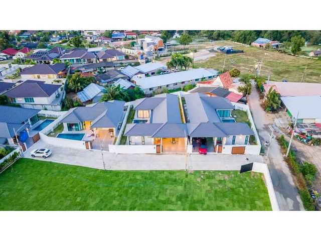 พลูวิลล่าให้เช่าห้วยใหญ่ พัทยา ขนาด 153 ตรว บ้านสร้างสไตล์ modern