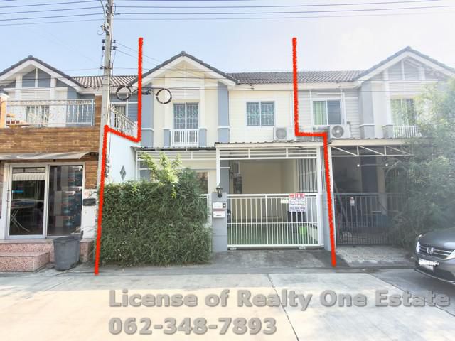 ขายด่วน ทาวน์เฮาส์ พฤกษาวิลล์ 46/2 รังสิต-คลอง 3 ต่อเติมครบ ฟรีโ