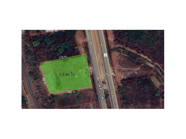 ที่ดินติดถนนมิตรภาพ เมืองหนองคาย 5-2-40 ไร่