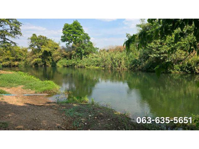 ขายที่สวยติดถนนเลียบแม่น้ำนครนายก ต.สาริกา อ.เมืองนครนายก