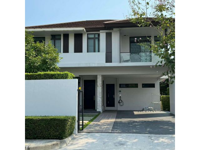 ขายบ้านเดี่ยว 2 ชั้น นันทวัน ปิ่นเกล้า-ราชพฤกษ์ พร้อมเข้าอยู่ ทำเลติดถนนใหญ่