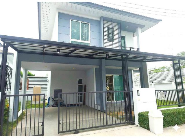 ขายบ้านเดี่ยว 2 ชั้น Groove Ville 3 อยุธยา ติดถ.สายเอเชีย พื้นที่ใหญ่ 58.6 ตร.วา 4 ห้องนอน พร้อมเข้าอยู่ ฟรีค่าโอน