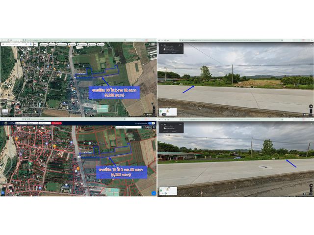 ขายที่ดิน 10 ไร่ 2 งาน 92 ตร.วา ติดถนน 4 เลน เส้นบ้านศรีงาม ม.5 ต.แม่แฝก อ.สันทราย จ.เชียงใหม่