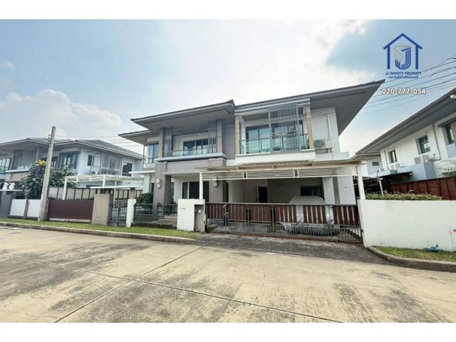 ขายบ้านเดี่ยว 2 ชั้น หมู่บ้านเศรษฐสิริ ชัยพฤกษ์-แจ้งวัฒนะ ใกล้จุดขึ้นลงทางด่วน ศรีรัช