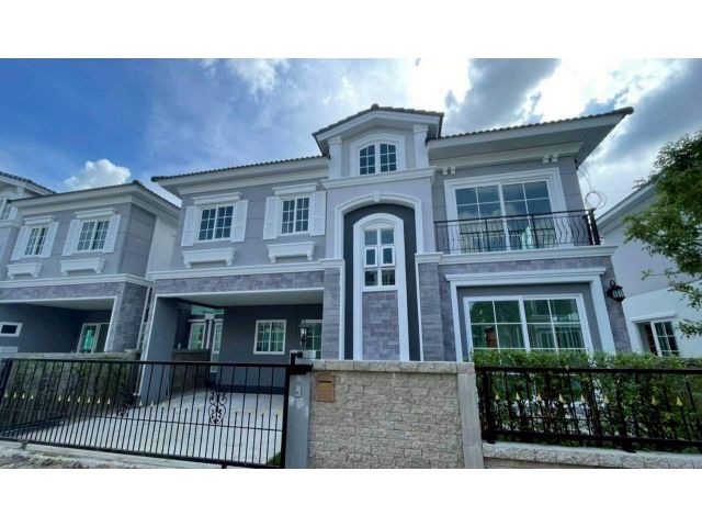 ห้เช่าบ้านใหม่เพิ่งสร้างเสร็จ Golden Neo สุขุมวิท 113 ใกล้ BTS สำโรง – แต่งครบพร้อมอยู่