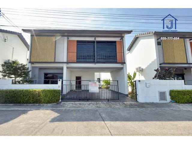 ขายบ้านเดี่ยว 2 ชั้น หมู่บ้านดิ เอ็มเบรส จตุโชติ รามอินทรา ถนนไทยรามัญ ใกล้ทางด่วน,รถไฟฟ้า