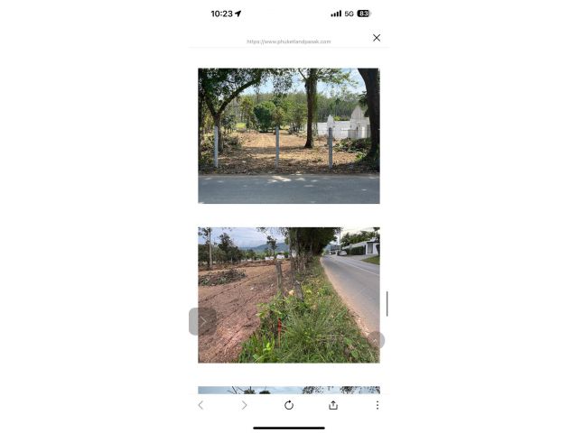 ที่ดินภูเก็ตป่าสักซอย8(เชิงทะเล 2)ย่านบางเทา 7ไร่ติดหน้าติดถนน 110 ม.เหมาะทำ Luxury High End Pool Villa