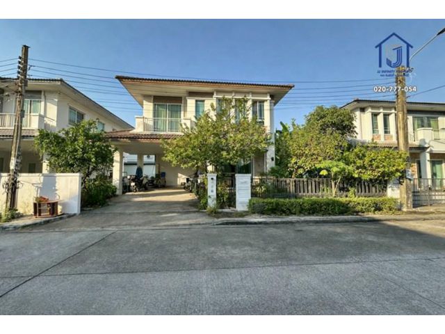 ขายบ้านเดี่ยว 2 ชั้น หมู่บ้าน มัณฑนา 2 อ่อนนุช-วงแหวน ถนนสุขาภิบาล 2 ใกล้สนามบินสุวรรณภูมิ