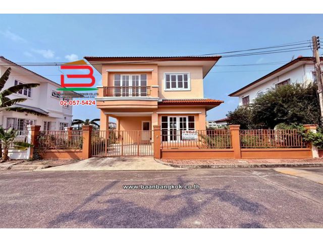 ขาย/เช่า บ้านเดี่ยว เนื้อที่ 50.8 ตร.ว. หมู่บ้านปาริชาติ คลอง 4 ถนนรังสิต-นครนายก ตำบลคลองสี่ อำเภอคลองหลวง ปทุมธานี