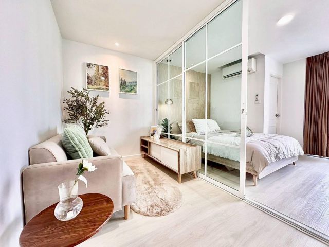 คอนโด Low rise คอนโดสไตล์มินิมอล 1.59ล้านบาทเท่านััน!! โทนเขียวเหนี่ยวทรัพย์