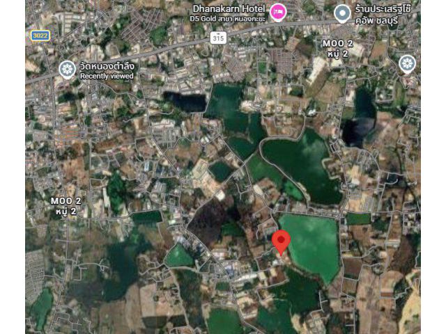 ขายที่ดินหนองตำลึง 3 ไร่ ใกล้ถนนเส้นศุขประยูร315-2.8กม. อ.พานทอง ชลบุรี