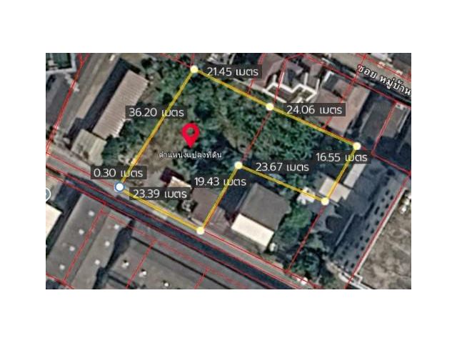 ที่ดินบางกรวย ที่ดินนนทบุรี 307 วา ใกล้ทางด่วนจตุจักร วงแหวนกาญจนาภิเษก การไฟฟ้าฝ่ายผลิตบางกรวย โรงพยาบาลยันฮี