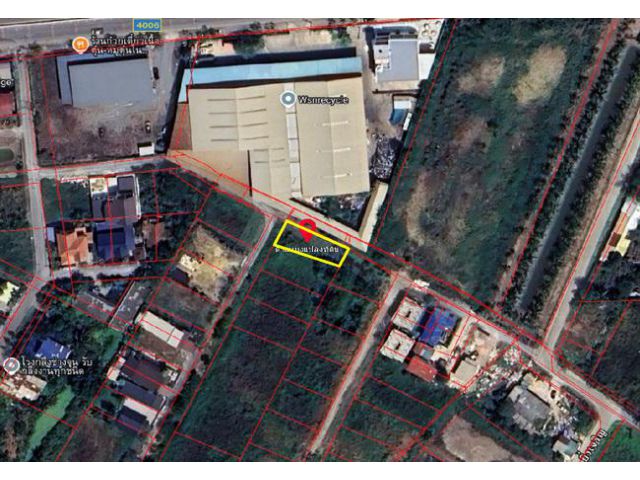 ขายที่ดิน ตำบลไทยาวาส อำเภอนครชัยศรี นครปฐม ถนนนครชัยศรี ใกล้วัดไทยาวาส