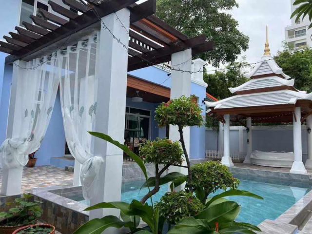H1024 ขาย/ให้เช่าบ้านพลูวิลล่าหรู 5 ห้องนอน พระตำหนักเขาพระตำหนัก