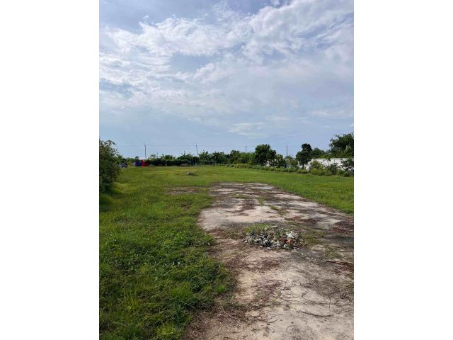 ขายที่ดินคลองนิยมยาตราสีม่วง 2 ไร่ ติดถนนเส้นทล.3091 หลังนิคมเวลโกรว์ อ.บางบ่อ จ.สมุทรปราการ