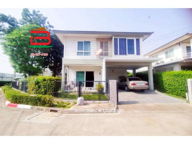 บ้านเดี่ยว หลังมุม โครงการ ชัยพฤกษ์ บางใหญ่ เฟส4 เนื้อที่ 68 ตรว. ถนนกาญจนาภิเษก ต.เสาธงหิน อ.บางใหญ่ จ.นนทบุรี