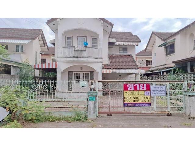 ขายบ้านเดี่ยว 2 ชั้น 61 ตร.วา หมู่บ้านเทพธานี ใจกลางเมืองหนองคา