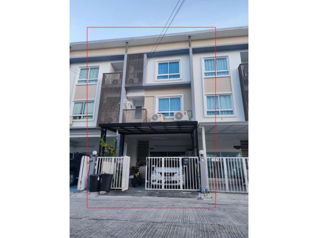 ให้เช่าทาวน์โฮม 3 ชั้น The Rich Biz Home สุขุมวิท105 ใกล้ MRT ศรี