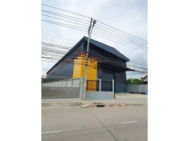 ให้เช่าโกดังพร้อมออฟฟิศ 266 ตรว.1400ตรม. ติดถนน ย่านวัชรพล รามอิน