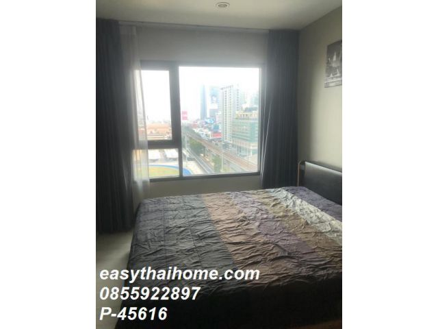 P-45616 วิวเมืองสวย! Life Asoke 1 ห้องนอน ใกล้ MRT เพชรบุรี 20,000 บาท Line Id: @easythaihome 085-592-2897