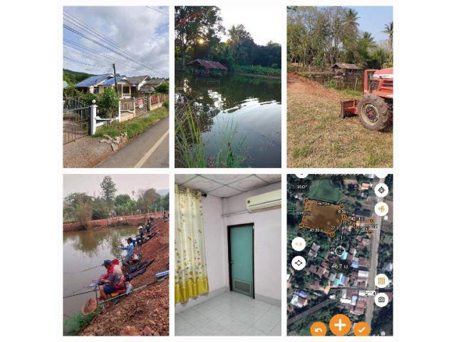 ขายที่ดิน(โฉนด) 1 ไร่ 3 งาน 29 ตรว. พร้อมบ้าน 1 หลัง  ติดถนนหลวง