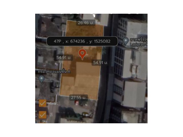 PK960ให้เช่าที่ดิน ทำเลทอง ซอยประดิษฐ์มนูธรรม 6 / ลาดพร้าว 81 ติดเลียบทางด่วนรามอินทรา ใกล้ Central Eastville